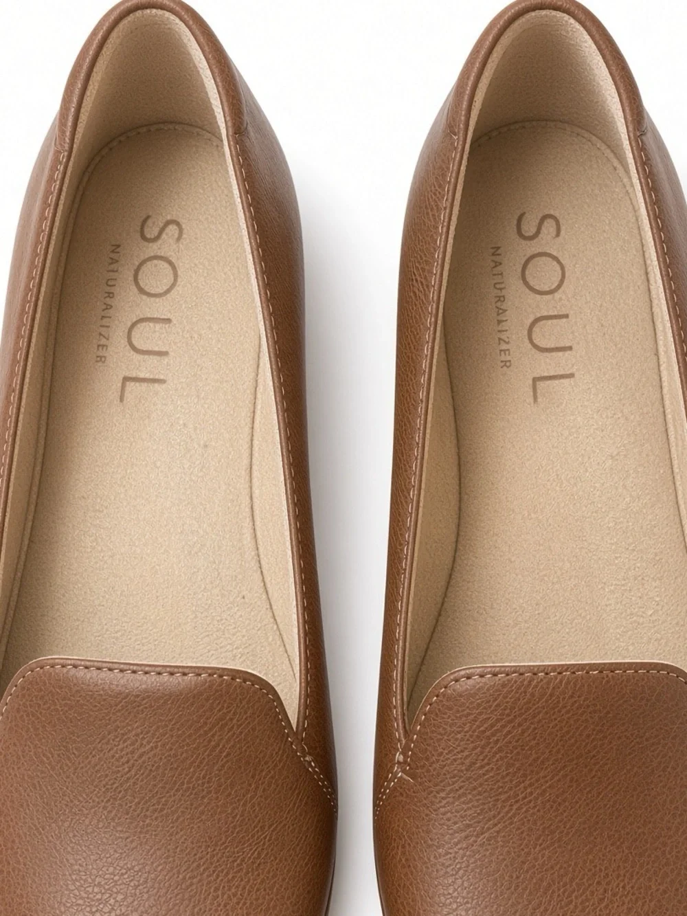 NWOB SOUL Naturalizer Yippee Slip On Loafers Saddle Brown 9W